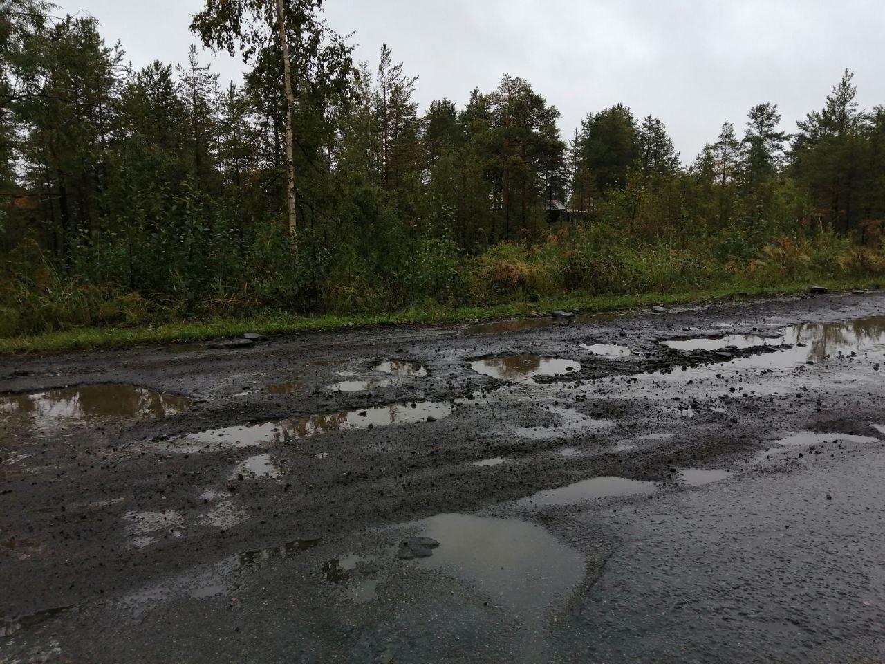 В Северодвинске автовладельцы жалуются на «ремонт» Кородского шоссе
